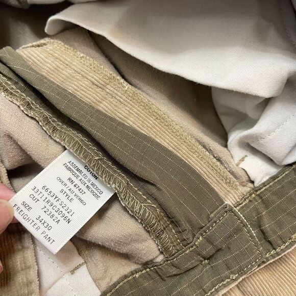 Polo Jeans Company Military Freighter Pant Corduroy VTG Size 34 X 30 - Picture 8 of 10